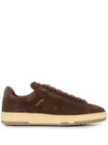 Lanvin suede trainers - Brown