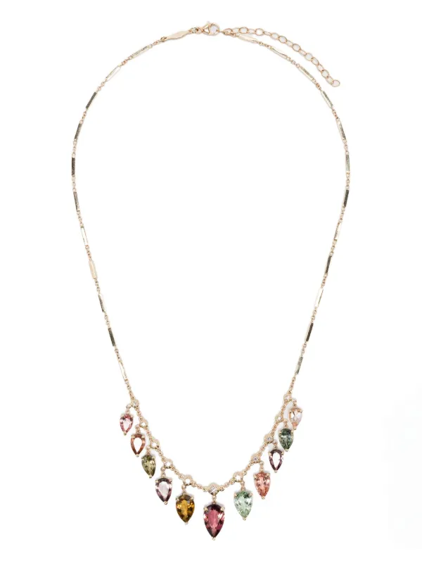 Jacquie Aiche 14CT Yellow Gold Sophia Diamond Necklace