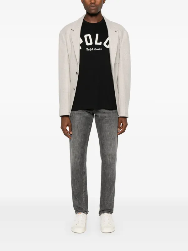 Polo Ralph Lauren logo-appliqué T-shirt | Black | FARFETCH ZA