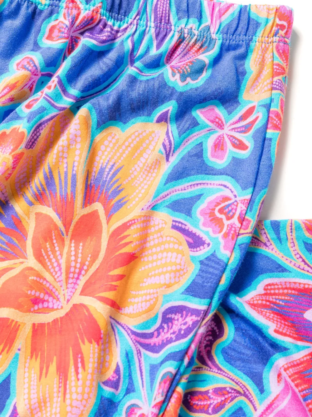 Johnny Was The Bobbie Crop Pyjama Set In Blue