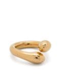 Jil Sander gold-plated ring