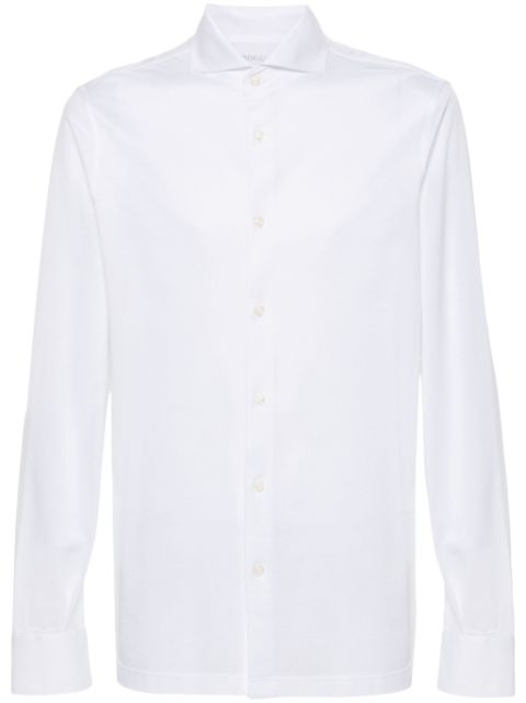 Boggi Milano pique-weave shirt Men