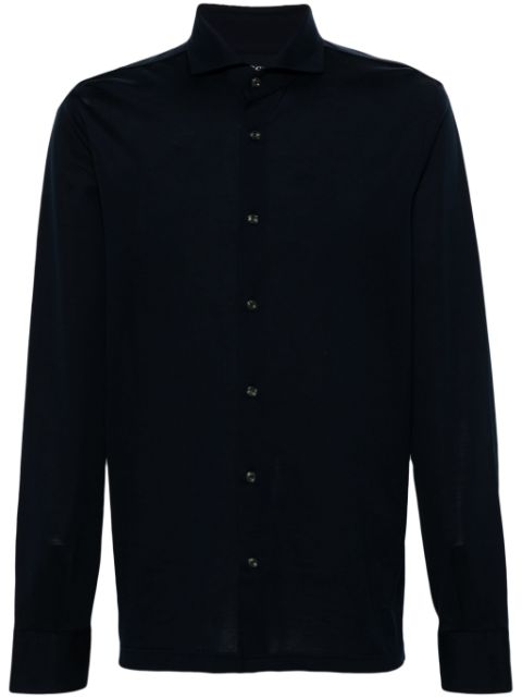 Boggi Milano pique-weave shirt Men