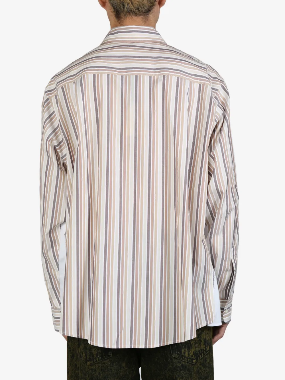 Marni striped shirt Beige