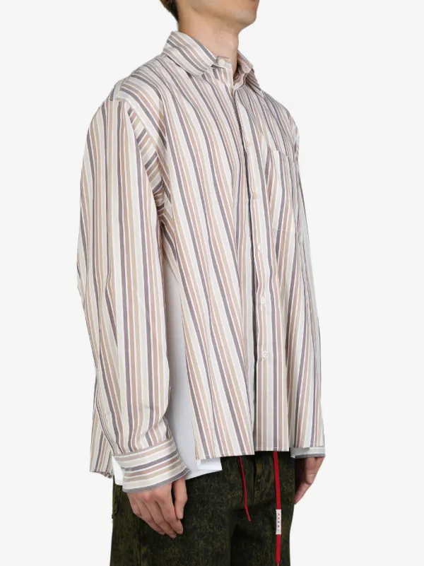Marni Striped Shirt | ニュートラル | FARFETCH JP
