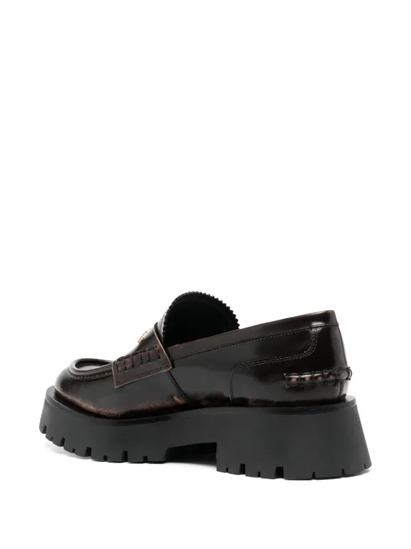 Alexander Wang Carter 45mm ローファー | ブラウン | FARFETCH JP
