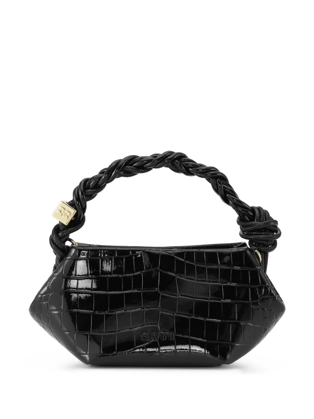 How to find GANNI mini Bou croc-embossed leather tote bag Women
