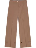 GANNI adjustable-leg tailored trousers - Neutrals