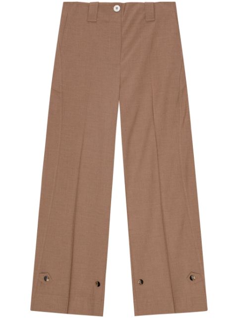 GANNI adjustable-leg tailored trousers Women