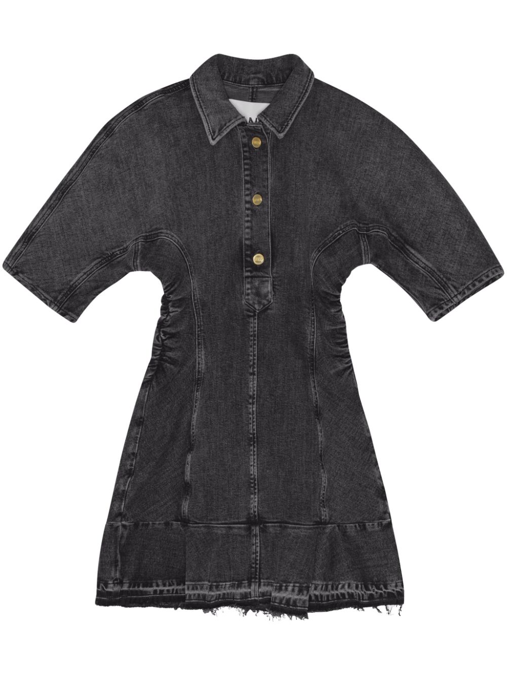 tint-edge denim mini dress