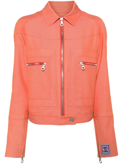CHANEL Pre-Owned 2002 Sport Line zip-up jacket