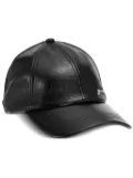 GANNI appliqué-logo baseball cap - Black