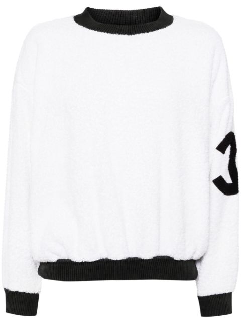 HOT SALE CHANEL 1990-2000 CC terry-cloth sweatshirt Women