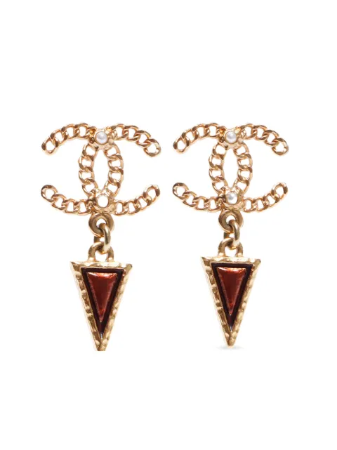 CHANEL Pre-Owned 2018 CC Mark earrings