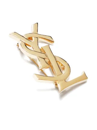 YSL  サンローラン  ゴールド ブローチ YSL サンローラン ゴールド ブローチ