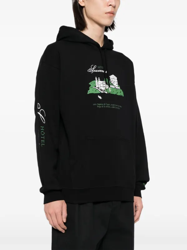 Hôtel JJJJound Hoodie Black FARFETCH ID