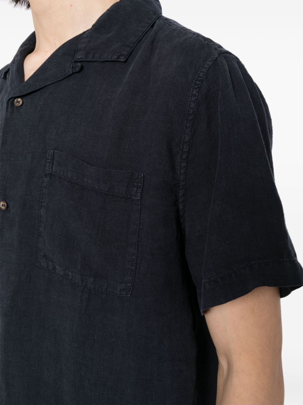 Shop Apc Weekend Jjjjound Shirt In Blau