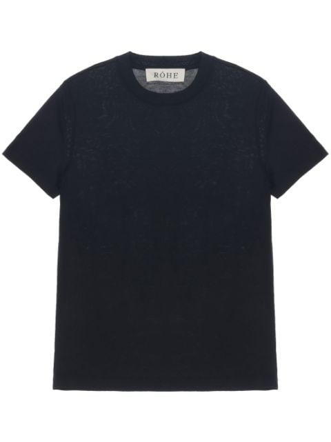 Róhe jersey wool t-shirt