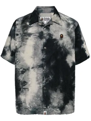 A BATHING APE® チェック シャツ | オレンジ | FARFETCH JP