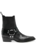 Paris Texas Helena flat ankle boots - Black