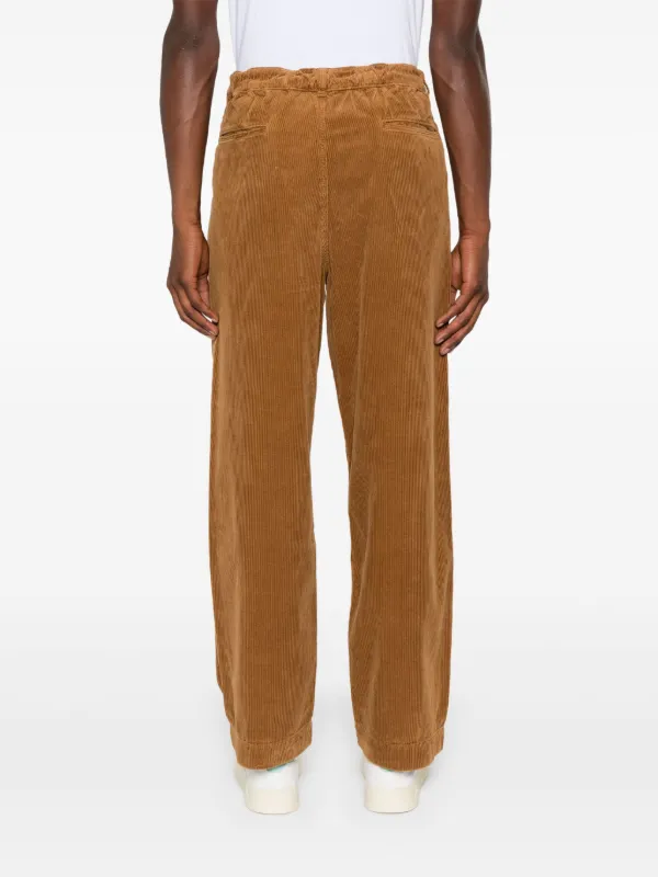 Polo Ralph Lauren Pantalon Droit En Velours Côtelé Marron