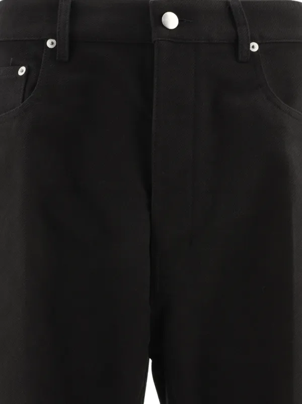 【ビジネスやフォーマルな日に】RICK OWENS ストレートパンツ Rick Owens ストレートパンツ | ブラック | FARFETCH JP