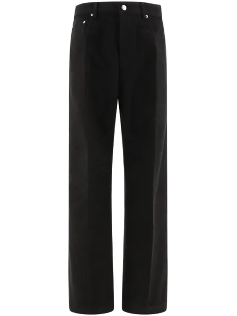 Rick Owens straight-leg cotton trousers