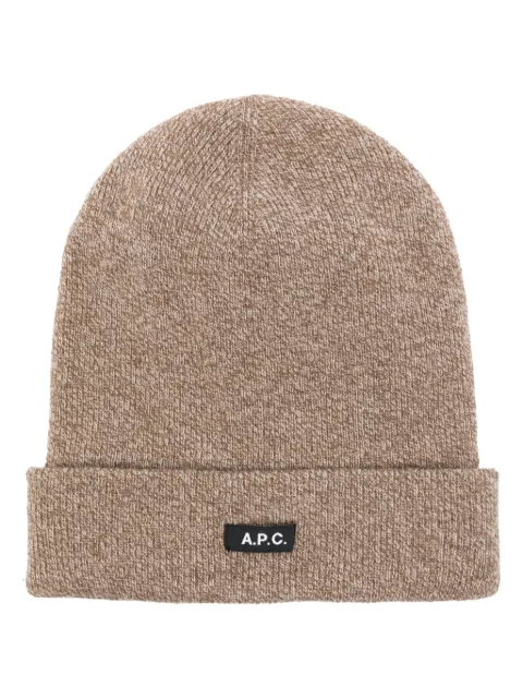 A.P.C. bonnet à patch logo