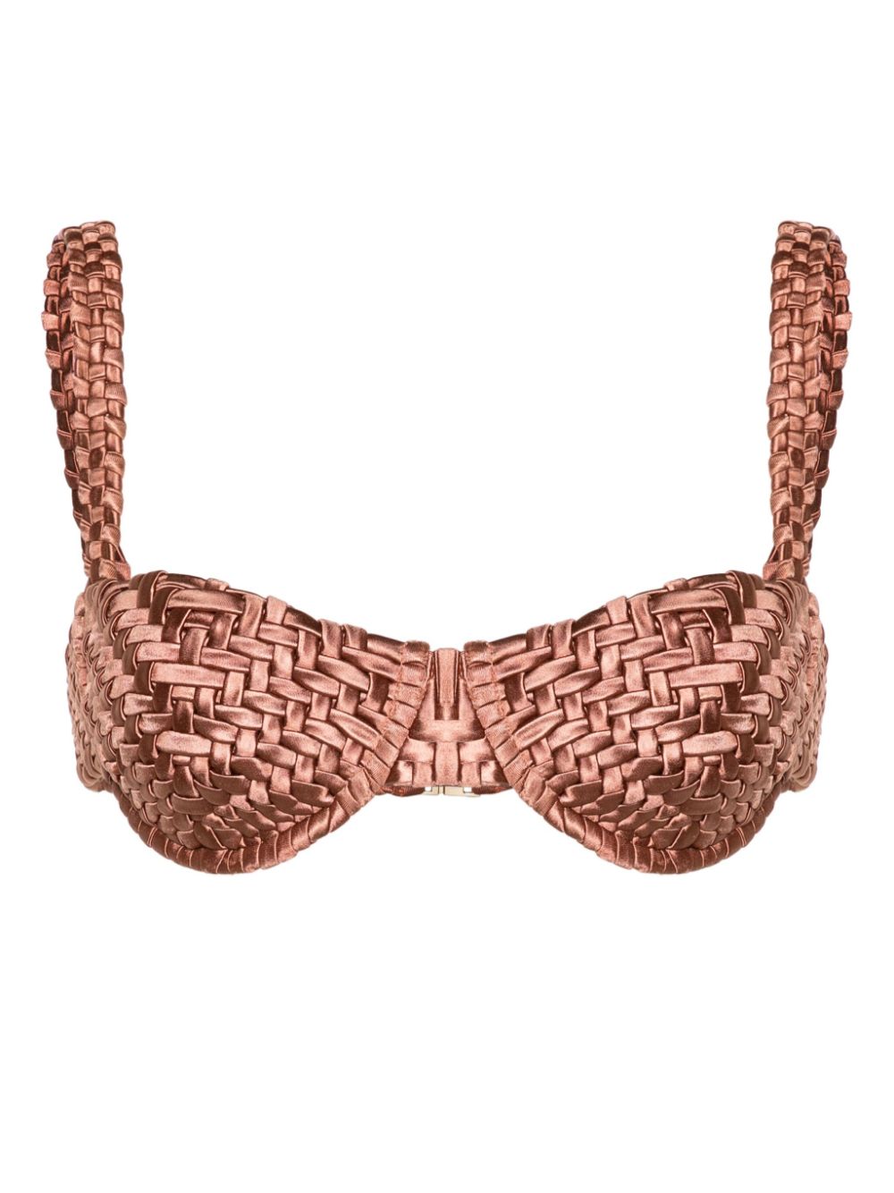 Isa Boulder Chevronweave bikini top - Pink