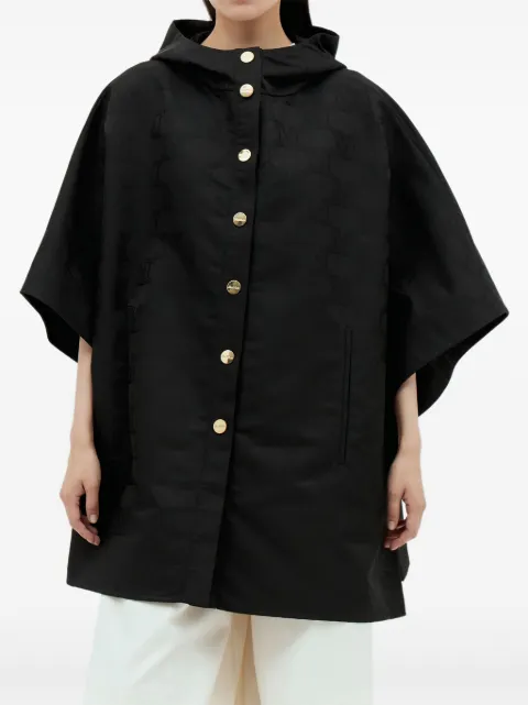 Max Mara hooded monogram coat