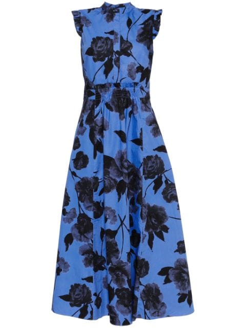 ERDEM floral-print cotton dress