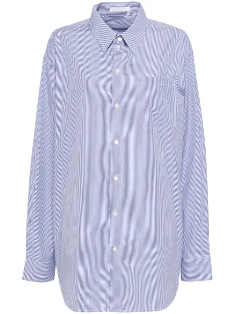 Helmut Lang camisa manga larga con motivo de rayas