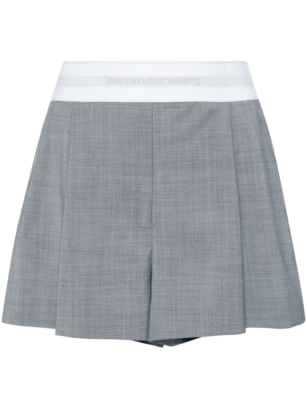 Alexander Wang Shorts met logoband Grijs