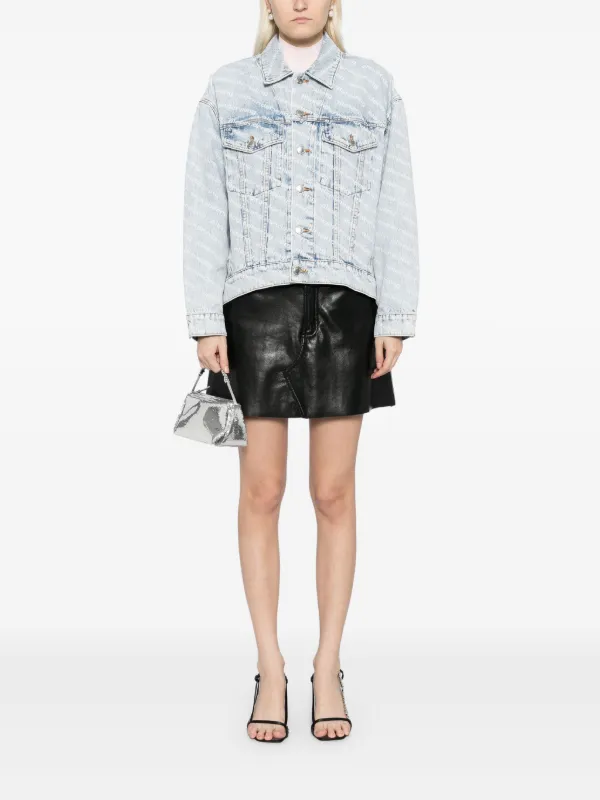Alexanderwangロゴデニムジャケット org.jpg