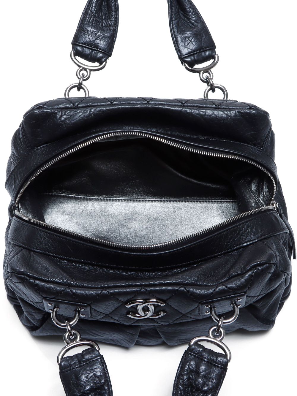 CHANEL 2009 CC leather tote bag Women