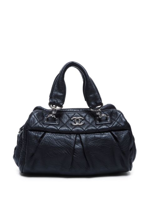 HOT SALE CHANEL 2009 CC leather tote bag Women