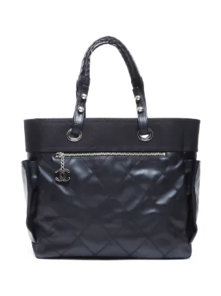 CHANEL Pre Owned 2012 2013 Paris Biarritz Handtasche Schwarz FARFETCH DE