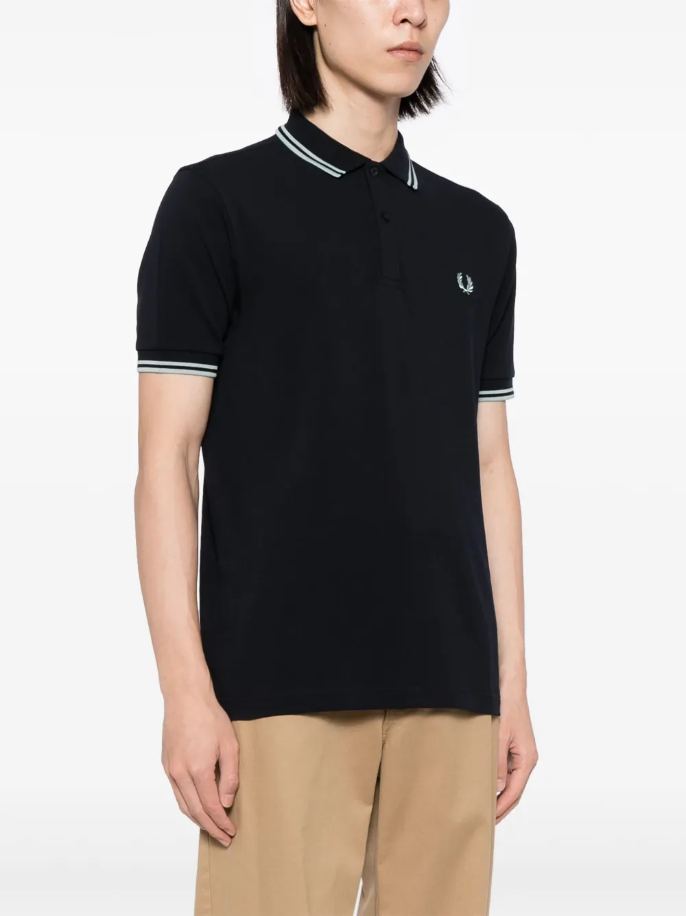 Fred Perry Poloshirt met logo Blauw