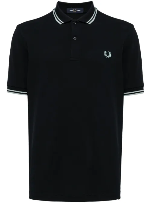 Polo à bords rayés - Fred Perry - Modalova