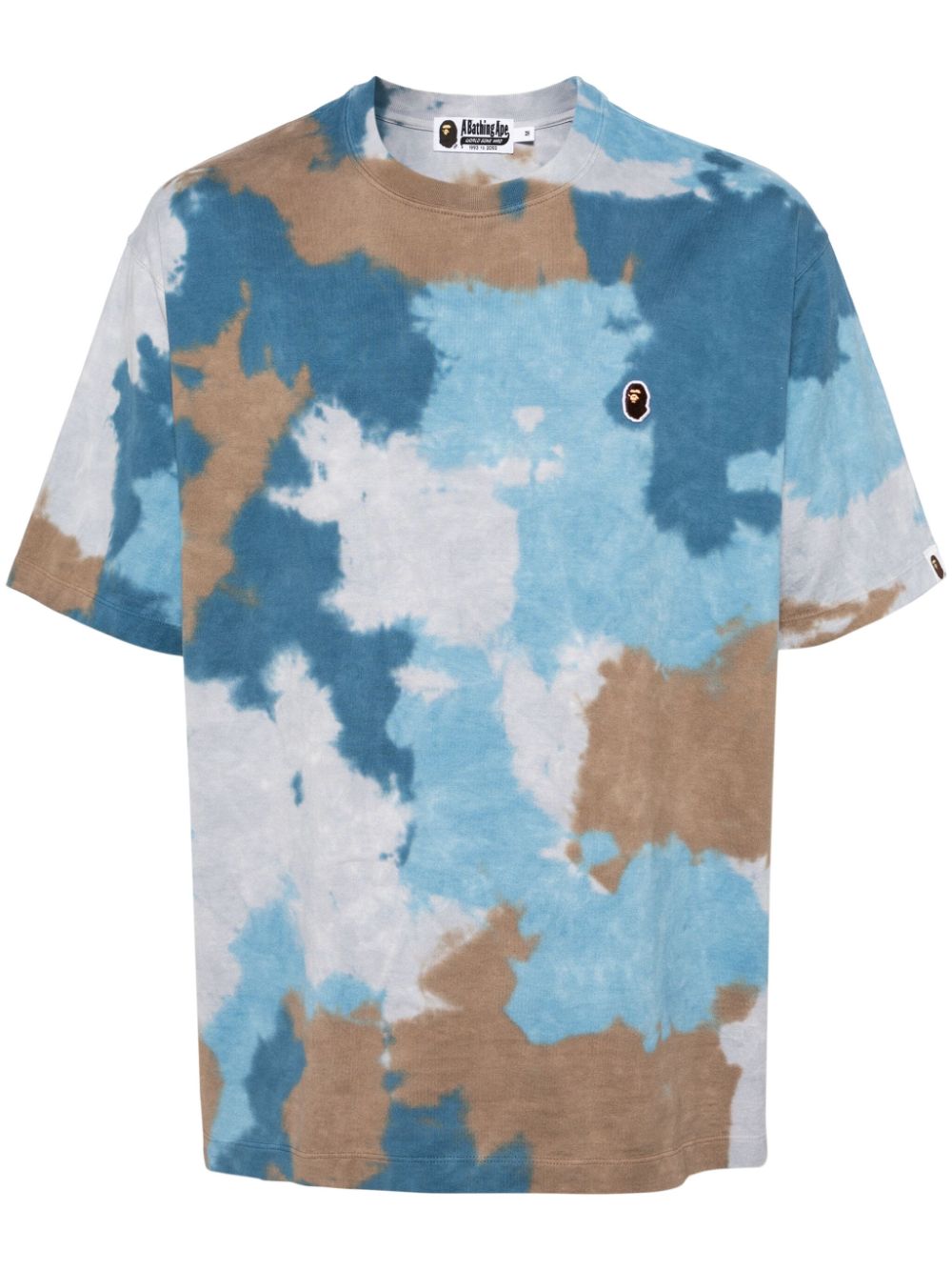 A BATHING APE® tie dye t-shirt - Blue