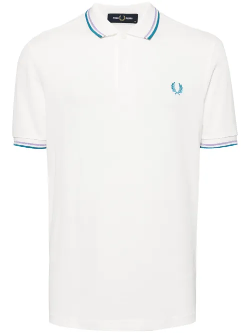 Polo en coton à logo brodé - Fred Perry - Modalova