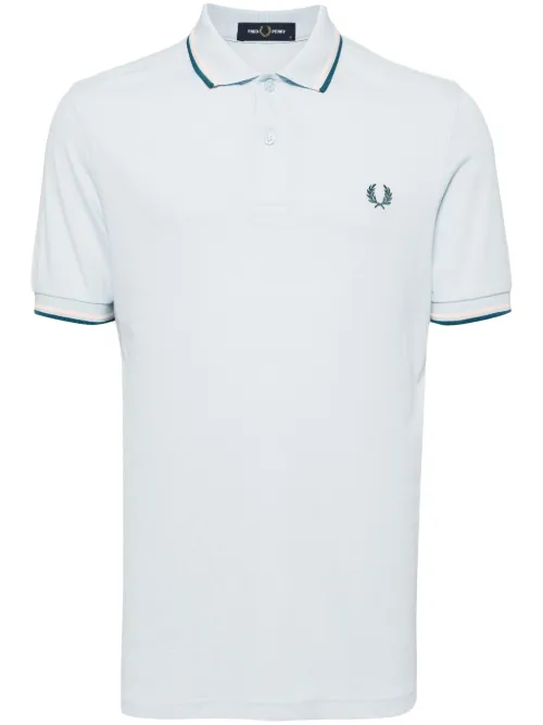 Polo en coton à logo brodé - Fred Perry - Modalova