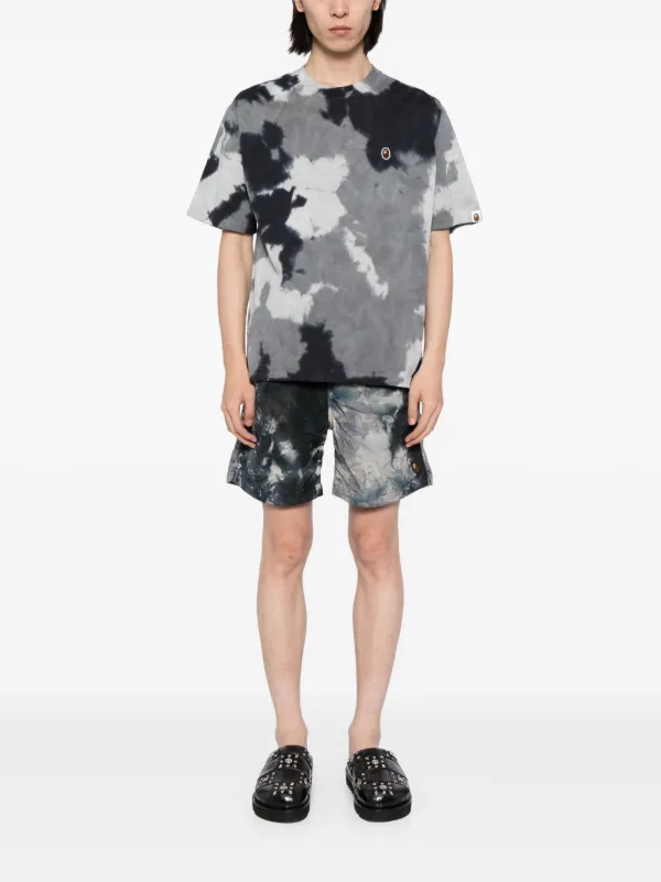 A BATHING APE® タイダイ Tシャツ | ブラック | FARFETCH JP