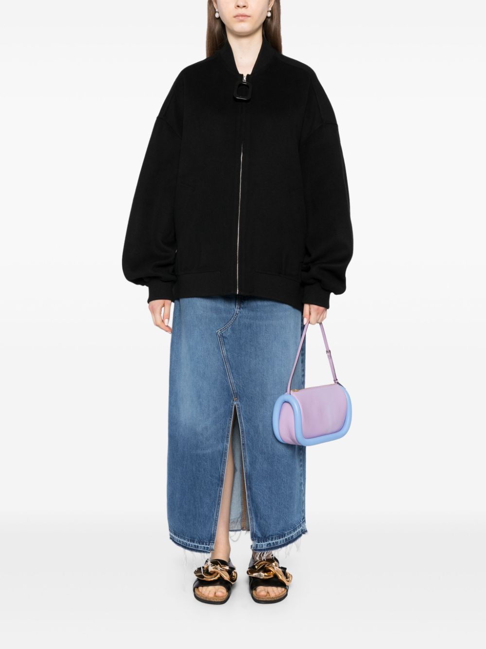 JW Anderson Oversized bomberjack - Zwart