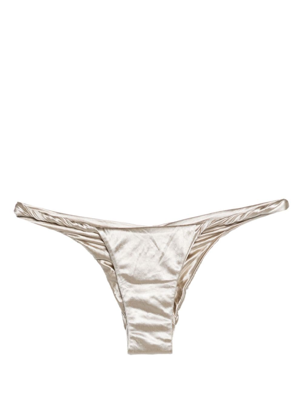 Shop Isa Boulder Twisted Bikini Bottoms In 灰色