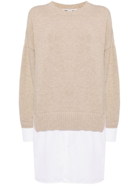 Stella McCartney shirt cuffs and hem knitted top Women