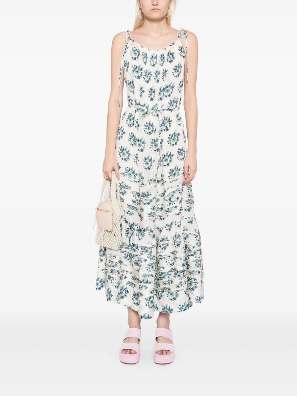 Hannah Artwear Zijden jurk - Wit