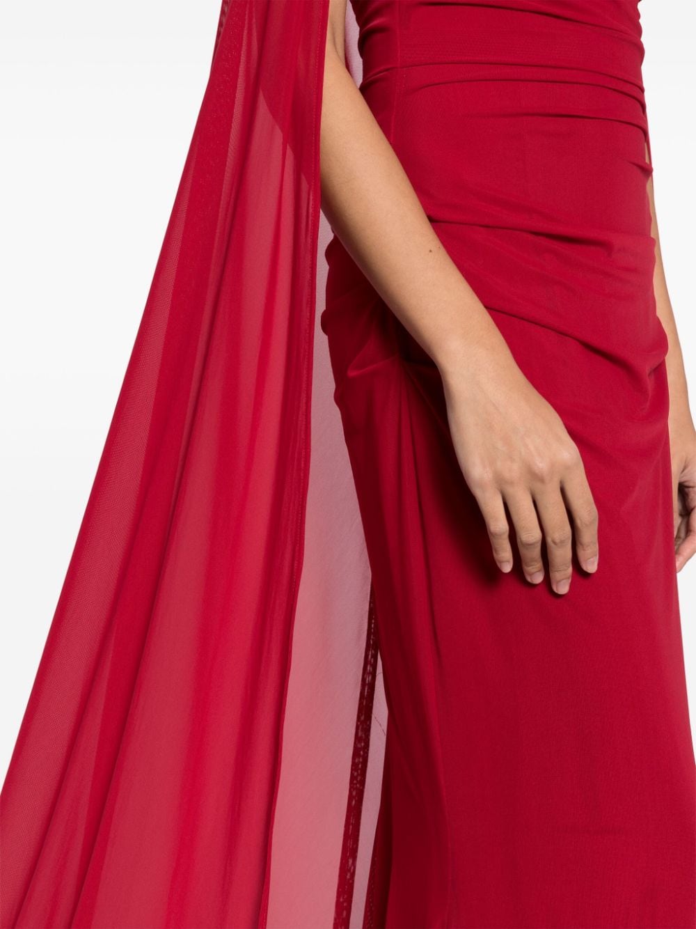 Shop Talbot Runhof Bortolo4 Evening Dress In Red