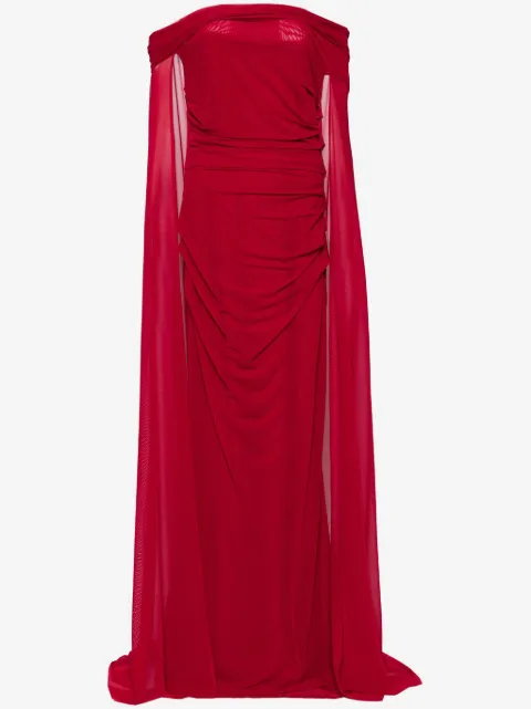 Talbot Runhof vestido de noche Bortolo4