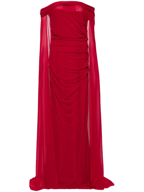 Talbot Runhof Bortolo4 Evening Dress | Red | FARFETCH